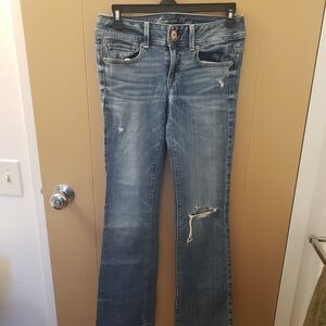 American Eagle Outfitters Women's Blue Boot Cut Jeans